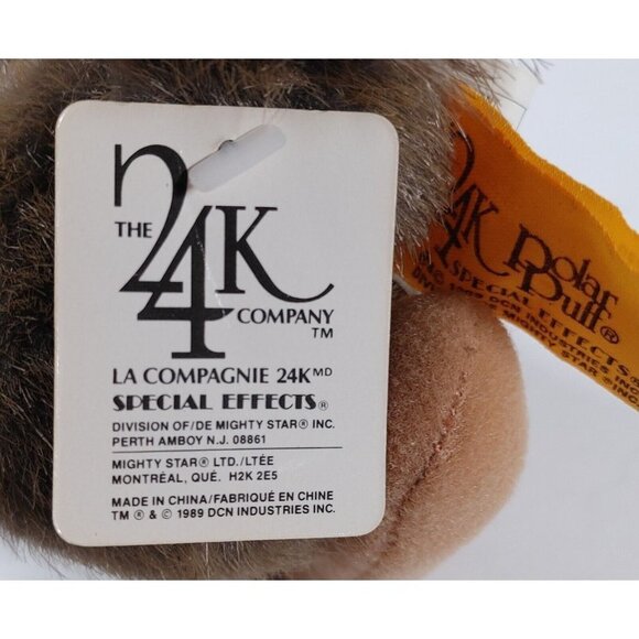 24K Polar Puff 1989 Bird Plush Fowl Ups Helen Timothy Love Letter Carrier  RARE - Picture 4 of 6